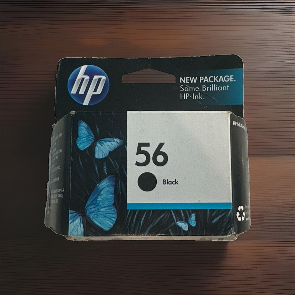 Genuine HP 56 Black Standard Yield Ink Cartridge (C6656AN#140)